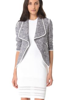 Yigal Azrouel Tweed Jacket - Lyst