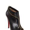 Christian Louboutin 120mm Col Zipped Calf Open Toe Low Boots in Black - Lyst