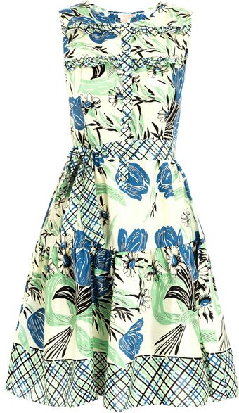 Collette By Collette Dinnigan Wave Rider Print Dress - Lyst