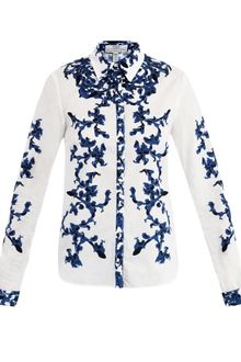 Erdem Cecilia Venice Swirlprint Shirt - Lyst