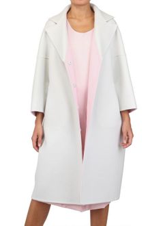 Jil Sander Two Tone Soft Cashmere Melton Coat - Lyst