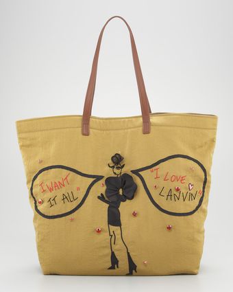 Lanvin Sketches Shopping Bag - Lyst