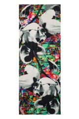 Lily and Lionel Mona Monochrome Floral Scarf