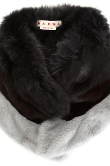 Marni Mink Collar - Lyst