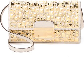 Michael Kors Collection Studded Lock Clutch - Lyst