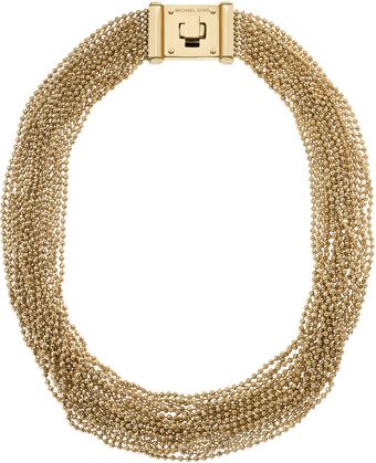 Michael Kors Multi-strand Bead Necklace  - Lyst