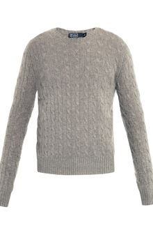Polo Ralph Lauren Cashmere Cableknit Sweater - Lyst