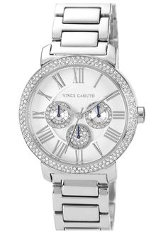 Vince Camuto Crystal Accent Multifunction Watch - Lyst