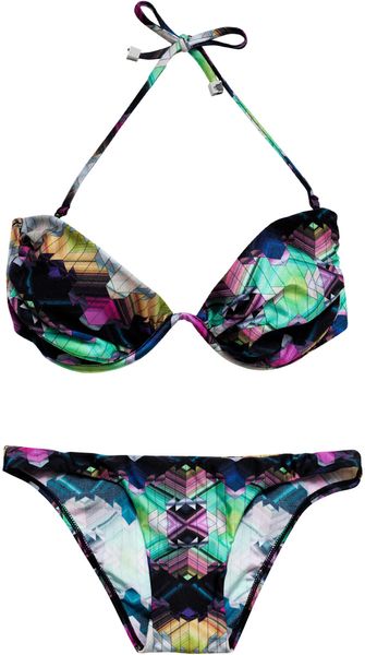 Zimmermann Vase Print U-Wire Bikini - Lyst