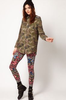 River Island Aztec Print Leggings - Lyst