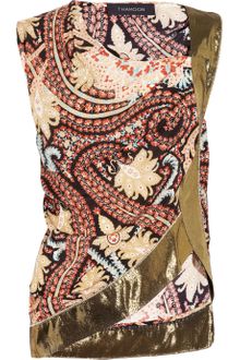 Thakoon Printed Silk Crepe De Chine Top - Lyst