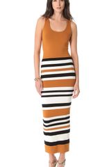 Torn By Ronny Kobo Agatha Cruise Stripes Maxi Dress