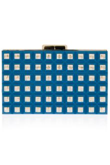 Elie Saab Grid Box Clutch - Lyst
