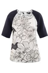 Raoul Linear Floralprint Top