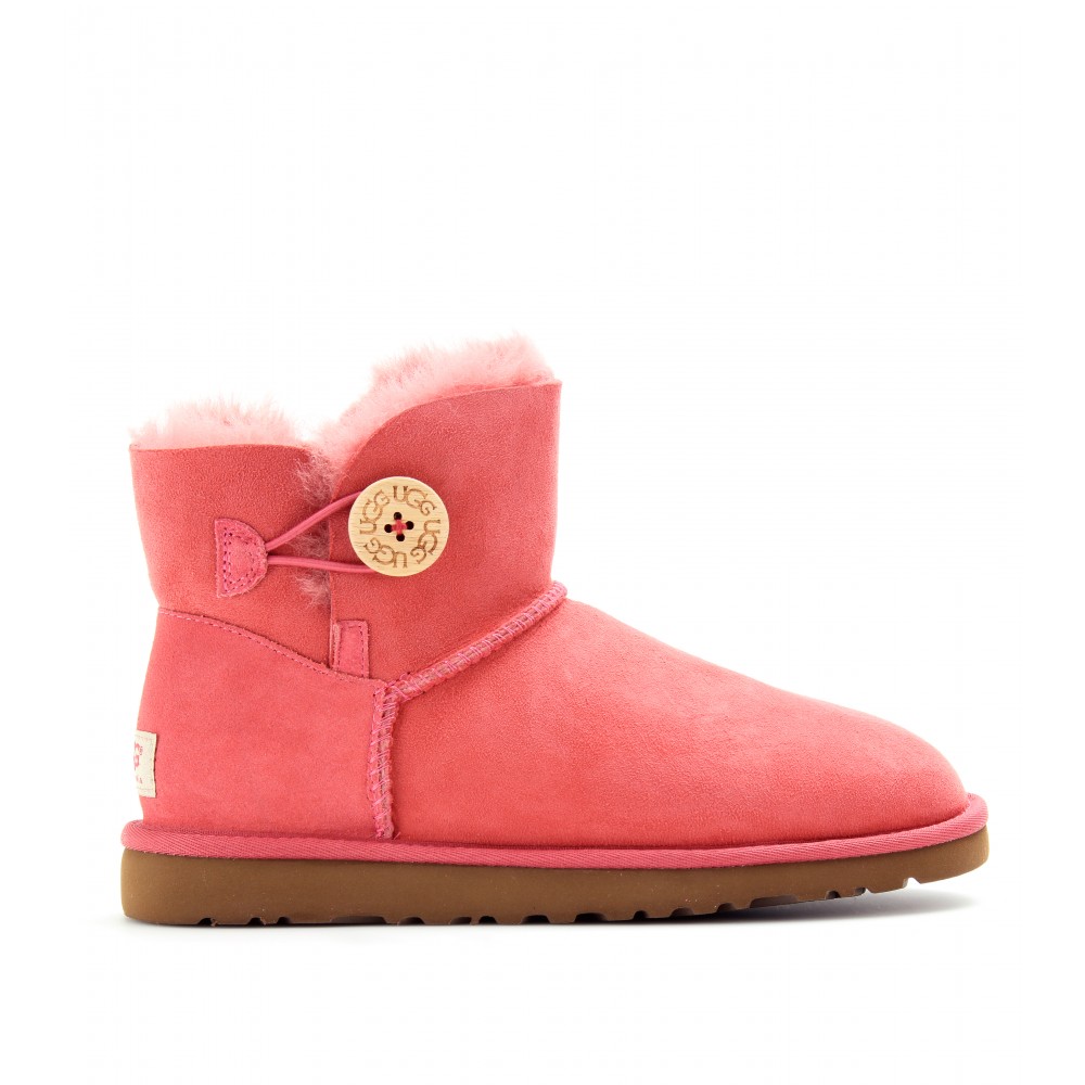 UGG Tea Rose Pink Mini Bailey Button 