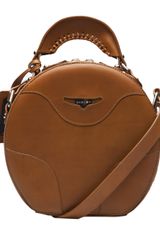 Carven Round Leather Bag