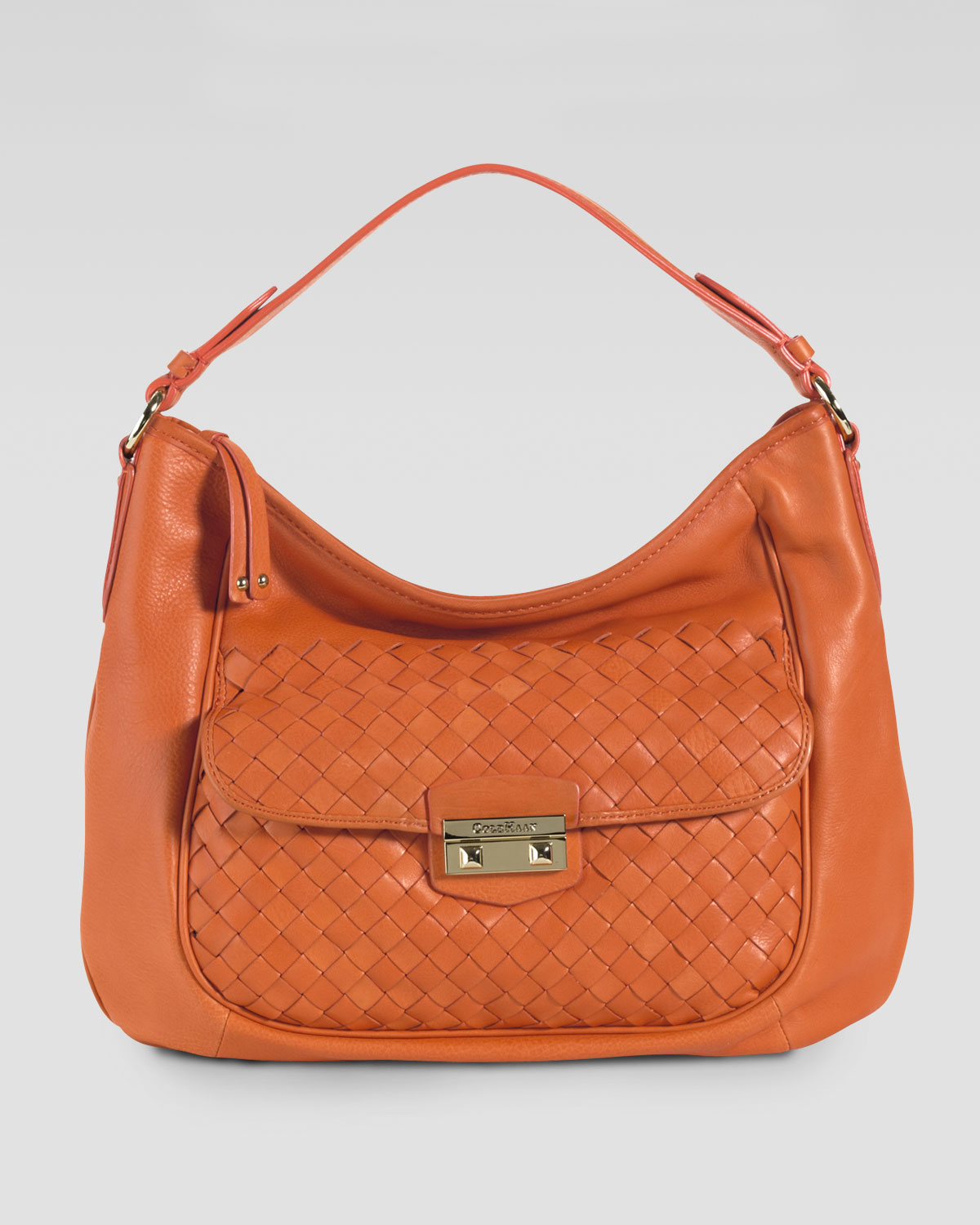 cole haan orange purse