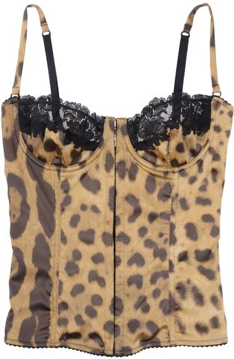 Dolce & Gabbana Bustier - Lyst