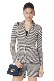 Oscar de la Renta Striped Blazer - Lyst