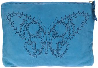 Zadig & Voltaire Embossed Clutch - Lyst