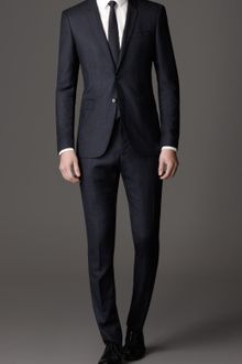 Burberry Modern Fit Windowpane Check Virgin Wool Suit - Lyst
