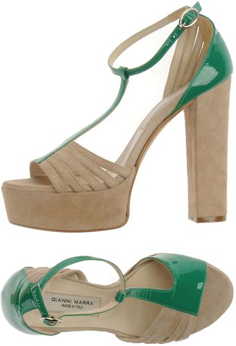 Gianni Marra Platform Sandals - Lyst