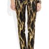 Michael Kors Samantha Metallic Ikat Jacquard Pants in Gold (black) - Lyst