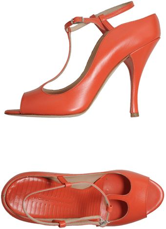 Nicole Brundage Highheeled Sandals - Lyst