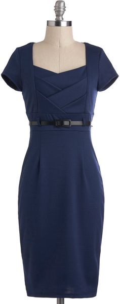 ModCloth I Dream Of Indigo Dress - Lyst