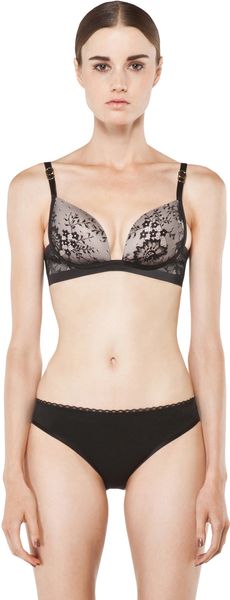 Stella McCartney Lingerie Supernatural Lace Bra in Black - Lyst