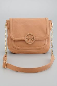 Tory Burch Amanda Pebbled Messenger Bag  - Lyst