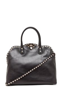 Valentino Rockstud Dome Bag in Black - Lyst