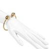 Alexander Mcqueen Twin Skull Brass Bracelet in Gold - Lyst