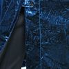 Burberry Prorsum Metallic Paper Silk Oversize Trench Coat in Blue for Men - Lyst