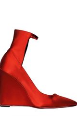 Burberry Prorsum 110mm Satin Wedges