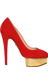 Charlotte Olympia 150mm Dolly Suede Pumps