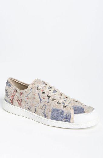 Dolce & Gabbana Print Sneaker - Lyst