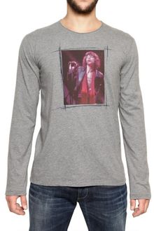 Dolce & Gabbana Mick Jagger Print Cotton Jersey Tshirt - Lyst
