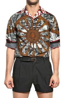 Dolce & Gabbana Cartwheel Print Poplin Shirt - Lyst