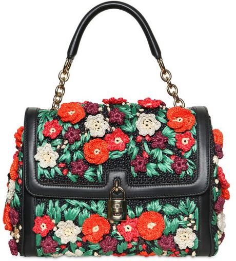 dolce and gabbana woven bag