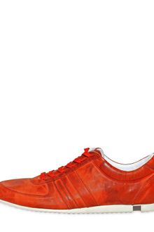 Dolce & Gabbana Australia Washed Leather Sneakers - Lyst
