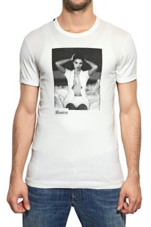 Dolce & Gabbana Monica Bellucci Print Jersey Tshirt - Lyst