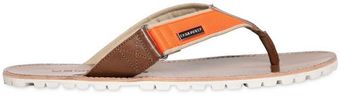 DSquared2 Grosgrain and Leather Flip Flops - Lyst