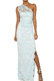 Emilio Pucci Viscose Lace Long Dress - Lyst