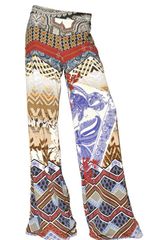 Etro Printed Techno Jersey Trousers