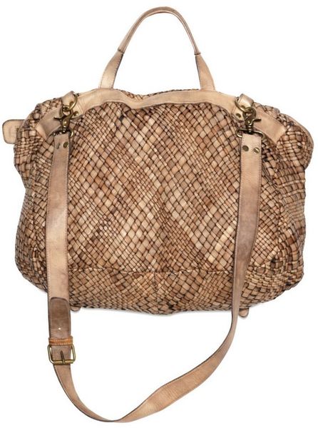 woven messenger bag