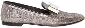 Giuseppe Zanotti Glitter Mirror Bow Loafers - Lyst