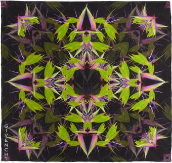 Givenchy Printed Silk-crepe Scarf - Lyst