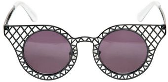 House Of Holland Cage Fighters Brass Acetate Sunglasses - Lyst