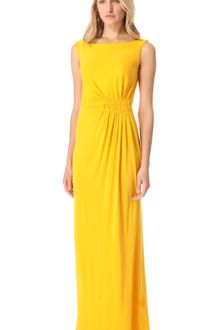 Issa V Back Gown - Lyst